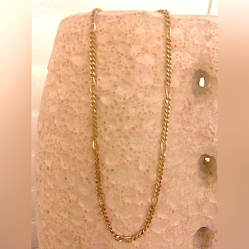 Christian Dior Vintage 70's Gold Figaro Chain Necklace Made In Germany Excellent - Picture 4 of 9